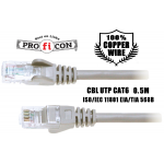 PROFICON CBL UTP CAT6 0.5M  καλώδιο δικτύου OFC χαλκού συνδέσεις  patch υψηλής ποιότητας